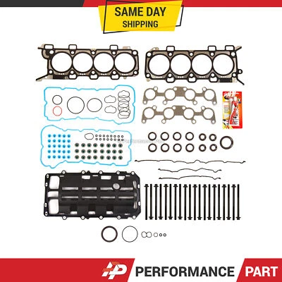 Juego completo de juntas pernos completos de 11 mm para 11-14 Ford F-150 Mustang GT 5,0 VIN F DOHC Foto 1 de 4