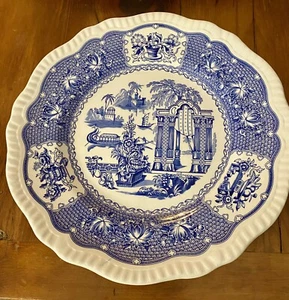 Spode Blue Room Collection - Regency Series - Pagoda- 11" Dinner Plate - Picture 1 of 5