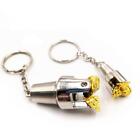 33mm keychain pendant three cone rotary drill bit pendant oilfield jewelry gift