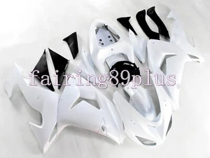 Solid Gloss Pearl White ABS Injection Fairing Kit Fit for 2006 2007 Ninja ZX10R - Picture 1 of 6