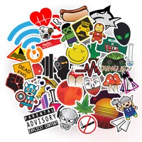 50 x Sticker Bomb car van ipad tablet skateboard Vinyl Decals Book set