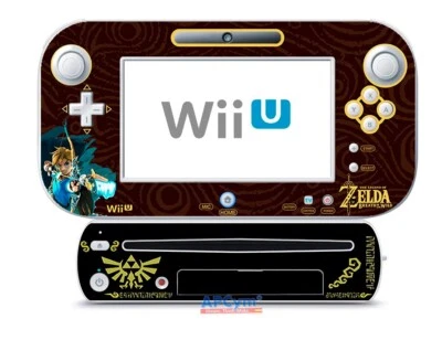 Skin Decal Vinilo for Nintendo Wii U Console + Controller Zelda SPECIAL EDITION. - Image 1 of 3