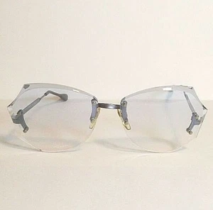 Monturas de gafas de lente tintada mariposa sin montura Polaris Stella Suecia vintage - Imagen 1 de 4