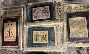 Mulberry Folk Art Primitive Stitchery 4 Kits #’s 201, 206, 226 & 253 - Picture 1 of 8
