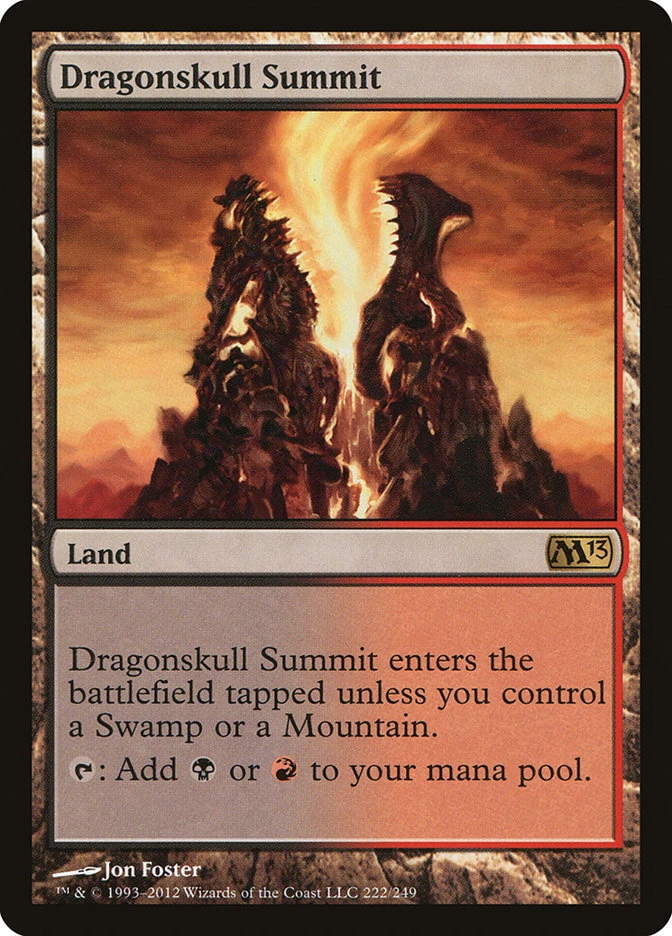 Magic The Gathering MTG DRAGONSKULL SUMMIT Magic 2013 (M13) NM Near Mint - Image 1 of 1