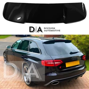 Kit alerón techo trasero negro brillante Audi A4 B8 Avant Estate 2008-16 RS4 Look - Imagen 1 de 12