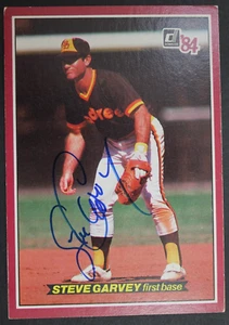 Steve Garvey Padres Dodgers Signed 1984 Donruss #38 Autographed JUMBO 5x7 Card - Picture 1 of 3