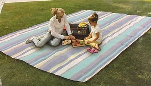 Extra Large Travel Rug Outdoor Beach BBQ Waterproof Moistureproof Picnic 3m X 2m - Picture 1 of 2