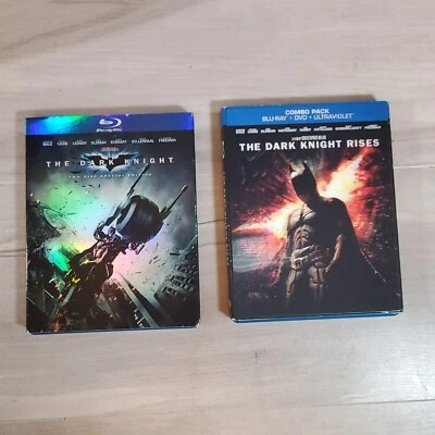 The Dark Knight Rises Blu-ray DVD  Ultraviolet 2012 3D Slip Cover 5 Discs Movie - Image 1 of 4