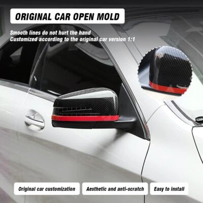 Tapas de fibra de carbono para Mercedes Benz W212 W204 2011-18 Foto 1 de 4