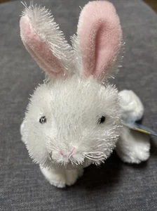 Ganz Lil’Kinz White Rabbit Plush HS078 NWT Unused Code - Picture 1 of 9