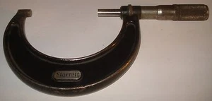 STARRETT T436.1FL-3 MIKROMETER 2-3 ZOLL MIT REIBUNGSKAUSCHE 0,0001 GRADS KONTERMUTTER - Bild 1 von 6