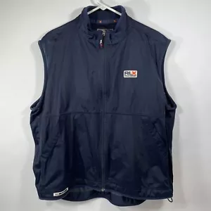 Vintage RLX Polo Sport Herren Gr. XL Ralph Lauren marineblau Diaplex Windbreaker Weste - Bild 1 von 5