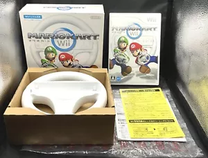 Mario Kart Nintendo Wii Spiel Weiß Lenkrad Japan JP Game Box - Bild 1 von 20