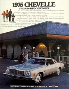 Chevrolet Chevelle 1975 folleto Malibu Laguna tipo S-3 - Imagen 1 de 8