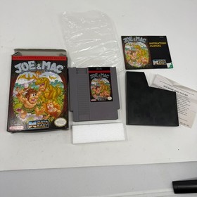 Joe & Mac Nintendo NES Data East 1991 Complete In Box CIB NES-CJ-USA