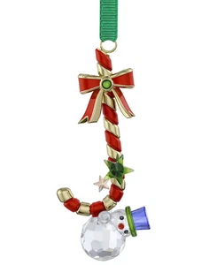 Swarovski Crystal Colorful Candy Cane Ornament - Picture 1 of 5