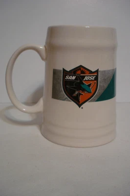 Vintage NHL San Jose Sharks Hockey Team Ceramic Beer Stein Mug - Image 1 of 4