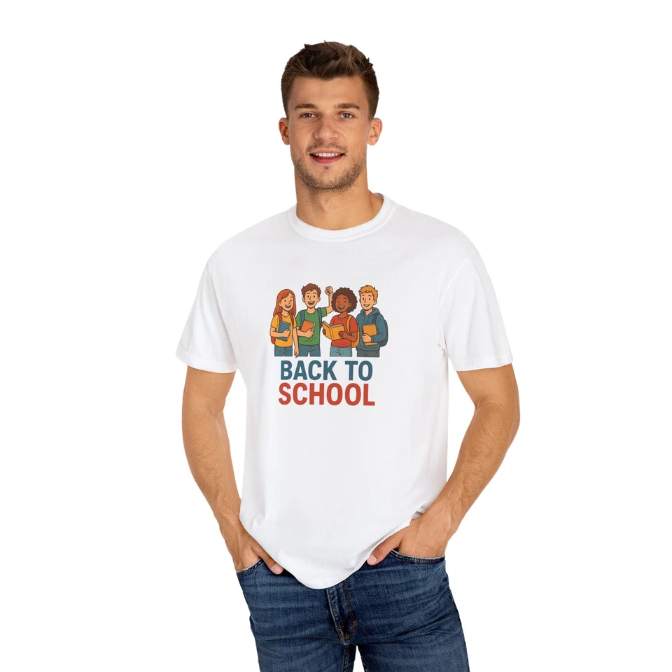 Camiseta unisex de regreso a la escuela para adultos, regalo para maestros, ropa escolar, camiseta informal Foto 1 de 1