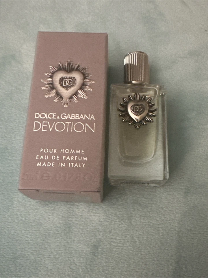 Dolce & Gabbana Devotion Pour Homme Eau De Parfum Mini .17 OZ., ¡Nuevo! Foto 1 de 1