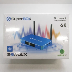 SuperBox S6 MAX 2025 Newest Pack 4G+64G Powerful Smart TV Box Time Shift  - Picture 1 of 2