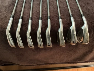 Left Handed Set Of Honma Irons with Graphite Shafts 3 Stars. - Image 1 of 4