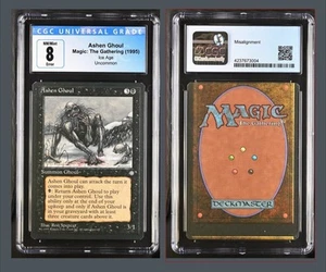 ERROR Miscut MTG Ashen Ghoul Ice Age CGC 8 Graded Magic The Gathering 1995 NM - Picture 1 of 5