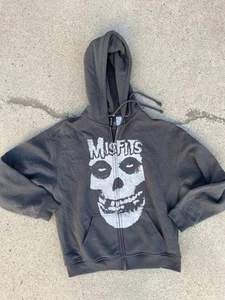 Misfits Band Punk Rock Hoodie Crimson Ghost H&m Rare SzXS - Picture 1 of 5
