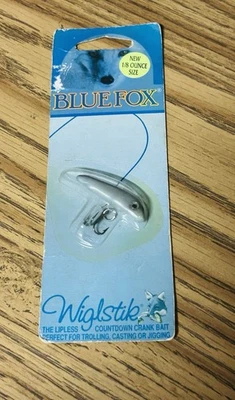 "Crankbait vintage Blue Fox Wiglstik Lipless cuenta regresiva 1,5"" 1/8 oz" Foto 1 de 2