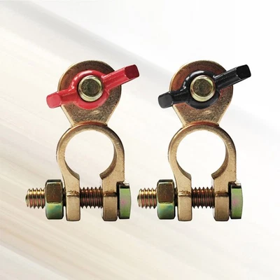  1 Pair Auto Battery Terminal Clamp Car Terminal End Battery Terminal Connector - Image 1 of 4