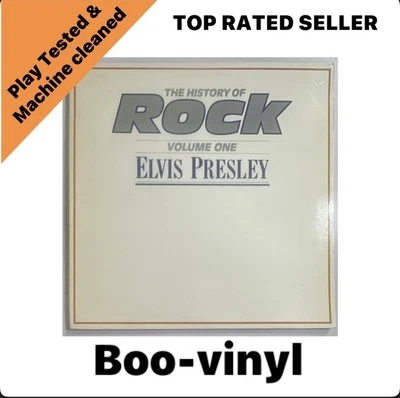 Elvis Presley - The History Of Rock (Volume One) - Vinyl LP Compilation EX / EX - Image 1 of 4