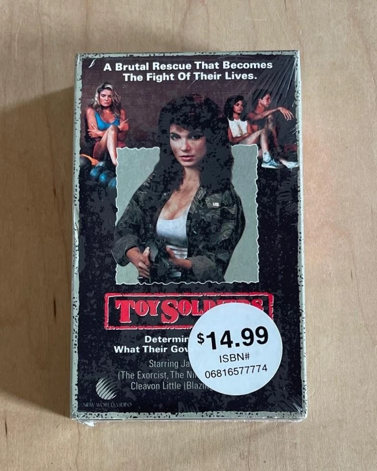 Teen Commandos Fight Contras TOY SOLDIERS (1984) Sealed New World Betamax Action - Image 1 of 4