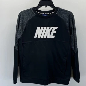 NIKE Logo Pullover Crewneck Sweatshirt, Size XL Youth Pockets Longsleeve - Picture 1 of 4