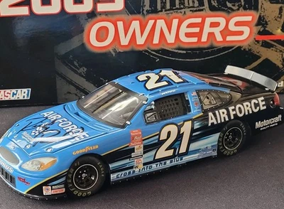 Ricky Rudd 2003 firmado #21 Fuerza Aérea/Cross Into The Blue calibre 1:24 diecast Foto 1 de 4