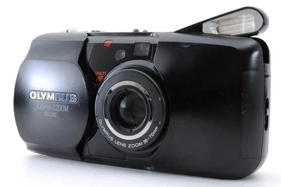 [Near MINT  All works} Olympus mju Zoom Deluxe Point&Shoot 35mm Film Camera #286 - Image 1 of 4