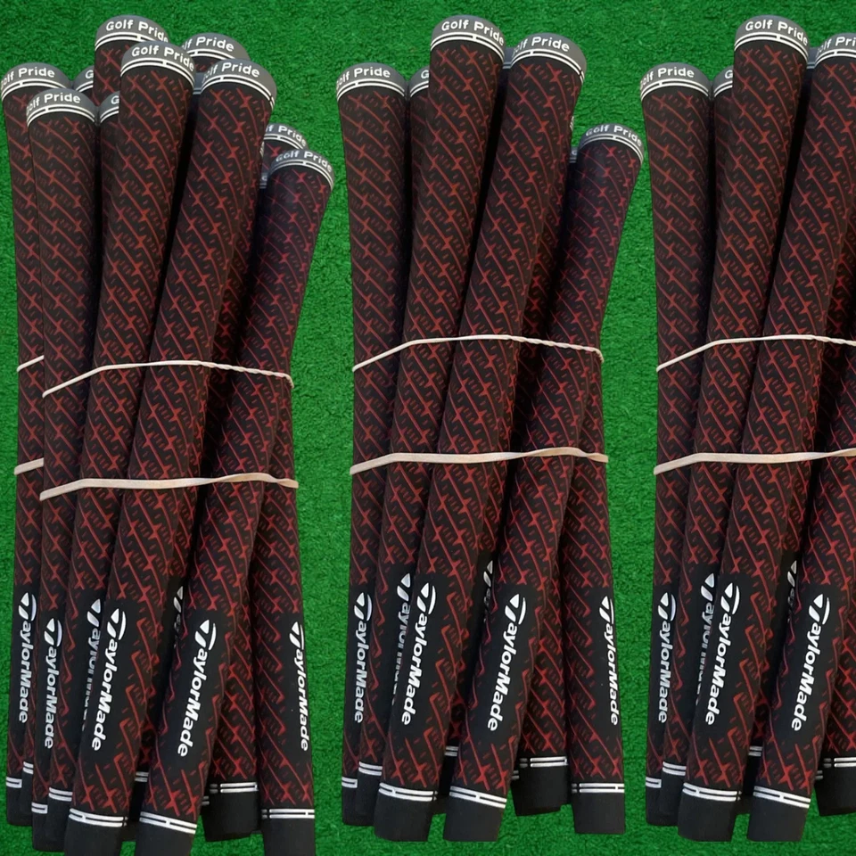 Juego de empuñaduras estándar para palos de golf TaylorMade Golf Pride negro/rojo Z-Grip Foto 1 de 4