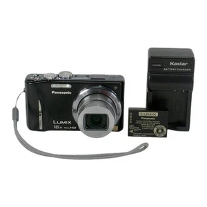 Panasonic LUMIX DMC-ZS10 Black 14.1MP Full HD Digital Camera with 16x Zoom - Picture 1 of 12