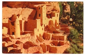 Mesa Verde Cliff Palace Colorado Ahnen Pueblo archäologische Postkarte - Bild 1 von 2