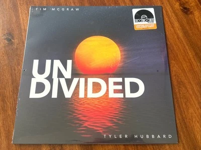 Tim McGraw and Tyler Hubbard Undivided Orange Colored Vinyl Record RSD 2021 - Image 1 of 2