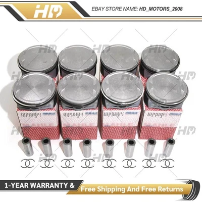 8x Kit Pistones y Anillos STD Φ102 Para Mercedes-Benz CL63 ML63 W204 W211 M156 6.3L Foto 1 de 4