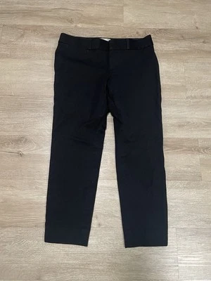 Banana Republic Women's Sz 2 Petite Sloan Fit Black Ankle Pants Tapered Career - Image 1 of 4