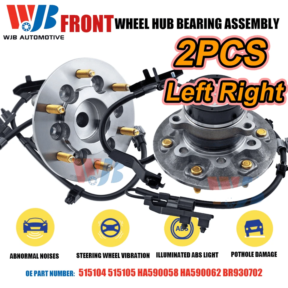 2PCS Front Wheel Hub Bearing for GMC Canyon Chevrolet Colorado Isuzu i-280 i-290 - Изображение 1 из 4