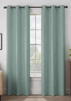 Eclipse NIP Blue Martina Solid Absolute Zero 100% Blackout Window Panel, 40x108 - Image 1 of 3