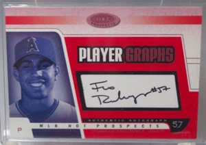 FRANCISCO RODRIGUEZ 2003 FLEER AUTO SIGNED CARD ANAHEIM ANGELS L.E. 17/100 - Picture 1 of 5