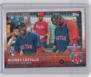 2015 Topps Opening Day RUSNEY CASTILLO/DAVID ORTIZ SSP Photo Variation #151 - Picture 1 of 2
