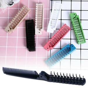 Portable Pro Folding Hair Brush Travel Anti-Stati Hair Brush Hairdressing Comb.