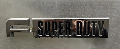 1987-1991 Ford F-Series F Super Duty Fender Emblem Badge Logo E8TB-16702-BC OEM - Image 1 of 4