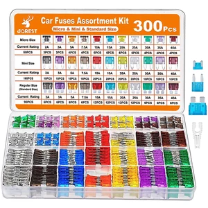 300Pcs Fusibili Auto Assortiti Kit,- per Auto/Camper/Camion/Moto - Foto 1 di 8