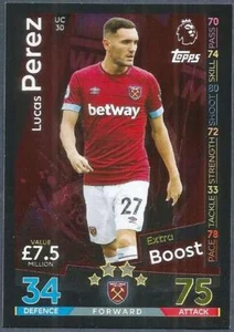 TOPPS MATCH ATTAX EXTRA 2018-19- #UC30-WEST HAM UNITED-LUCAS PEREZ - Imagen 1 de 1