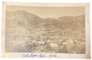 Vintage real photo postcard of the Calistoga Valley Calistoga CA RPPC Original - Picture 1 of 8